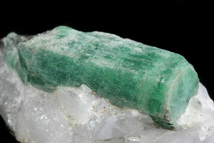 Beryl Emerald in Quartz & Biotite - Bahia, Brazil #44113